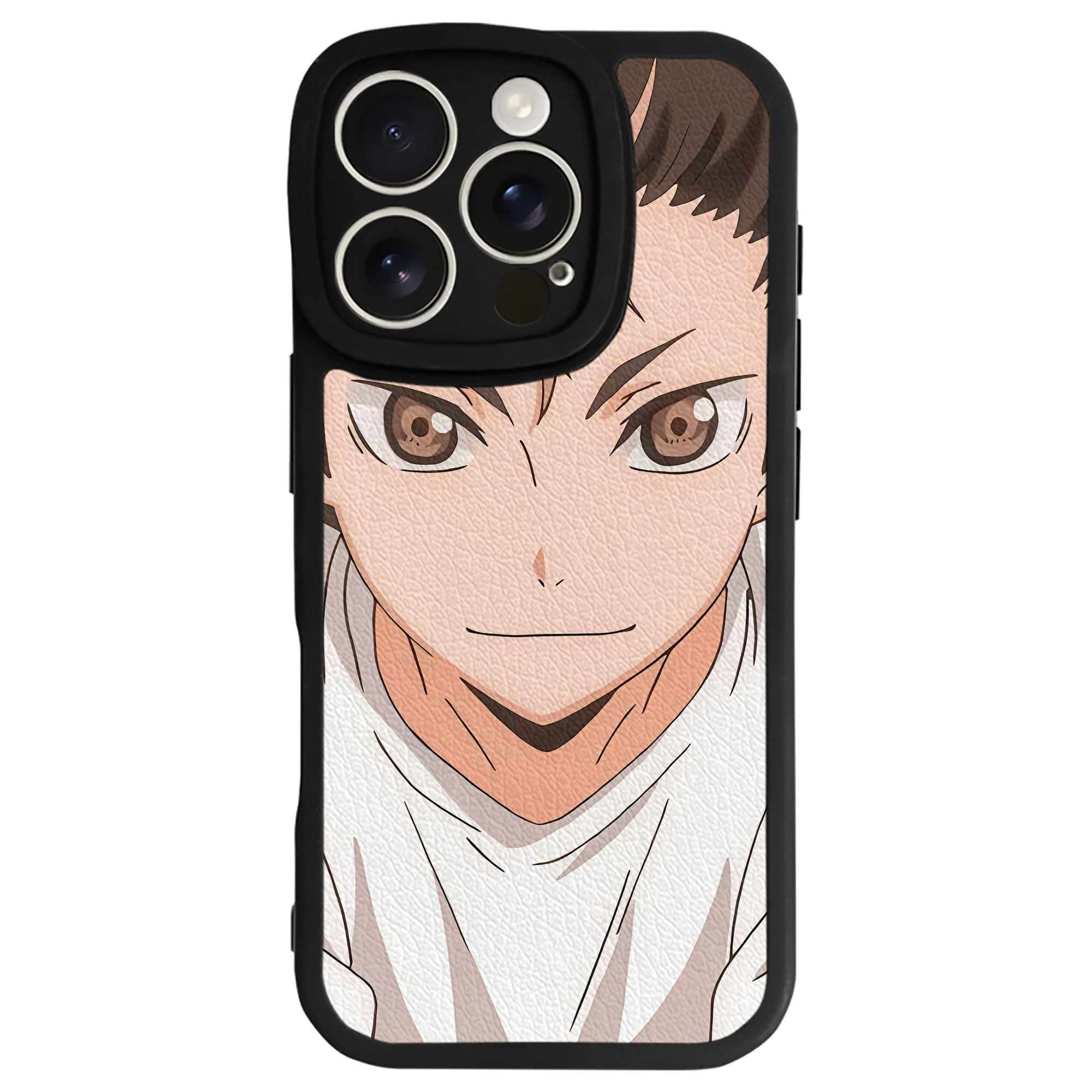 （画像用） ハイキュー!! Haikyu!! 【iPhone 16シリーズ対応】シリコンスマホケース（レザー調） 材質：シリコン
